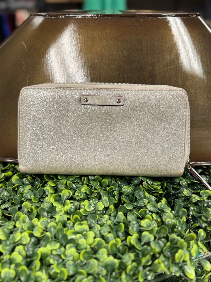 Kate Spade Silver Glitter Wallet 