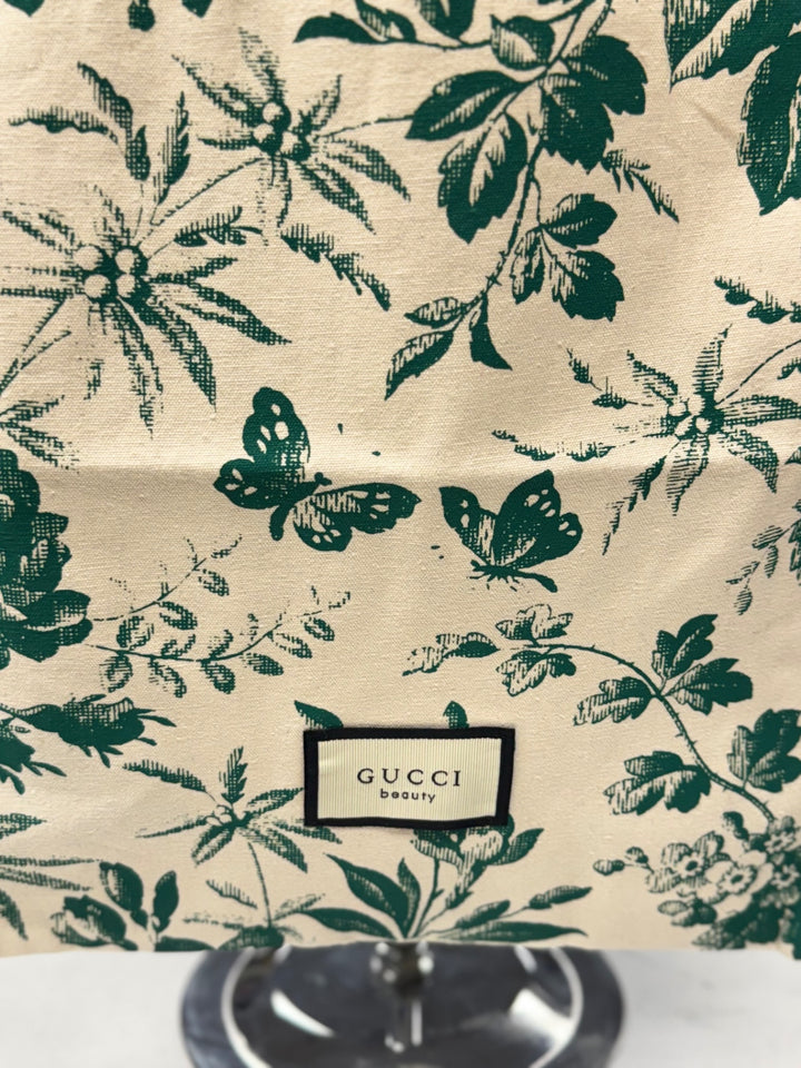 Gucci Women's Tote Bag Beige and Green