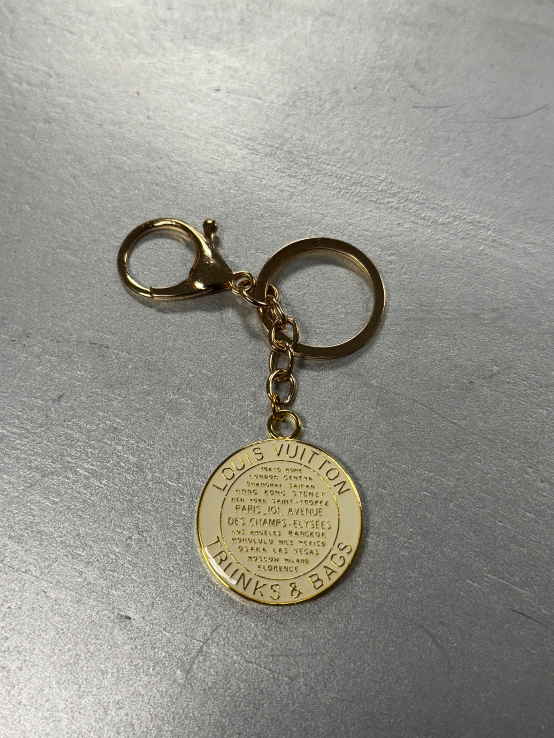 Louis Vuitton Keychain ~ Gold