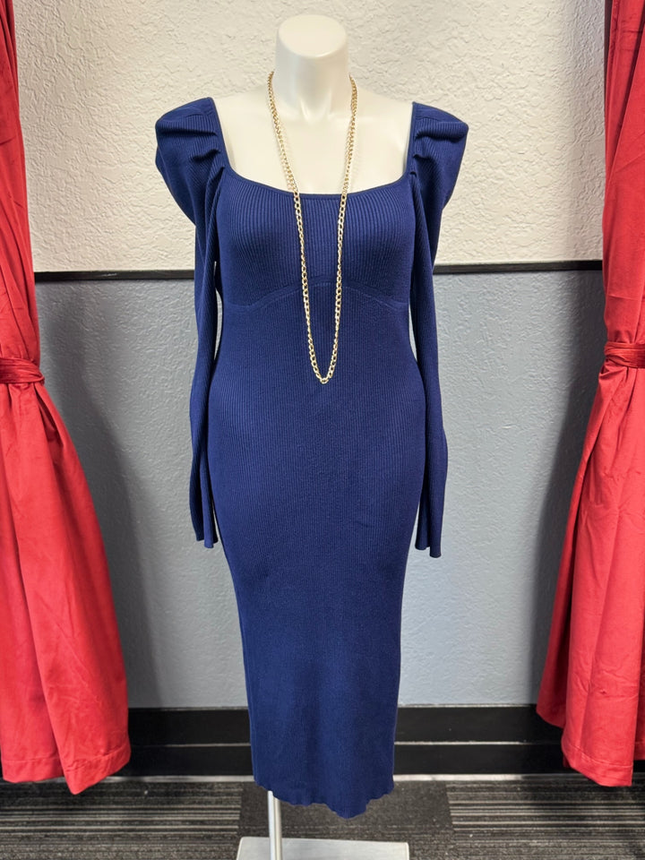 Fashion Nova Women's Dress 1X Blue