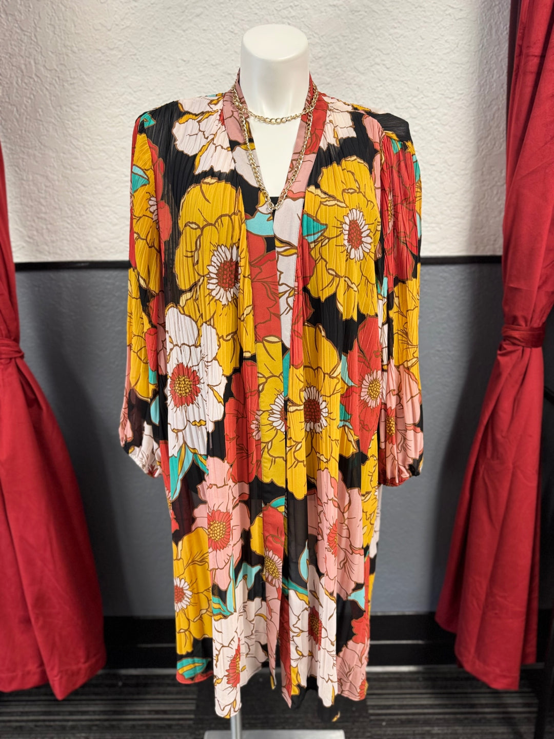 DR2 Women's Cardigan 3X Multicolor