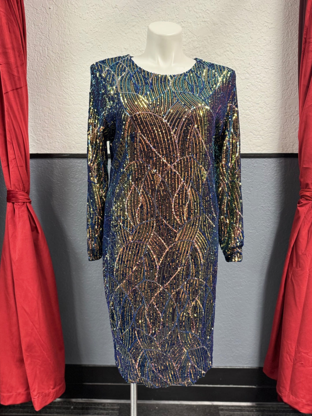 Gumbo Luxury Couture Women's Dress 1X Multicolor