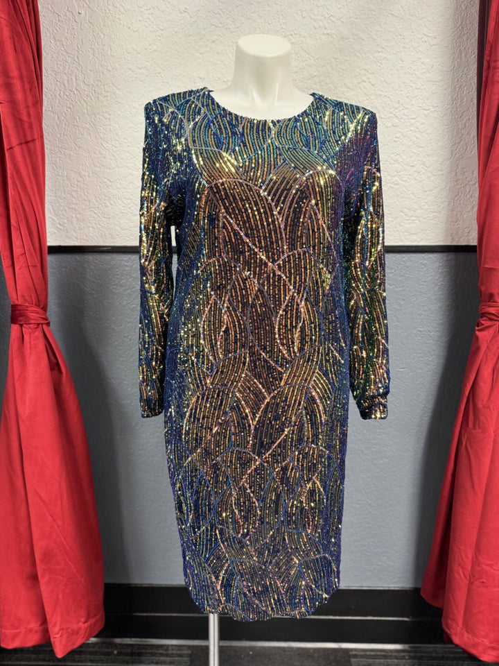Gumbo Luxury Couture Women's Dress 1X Multicolor