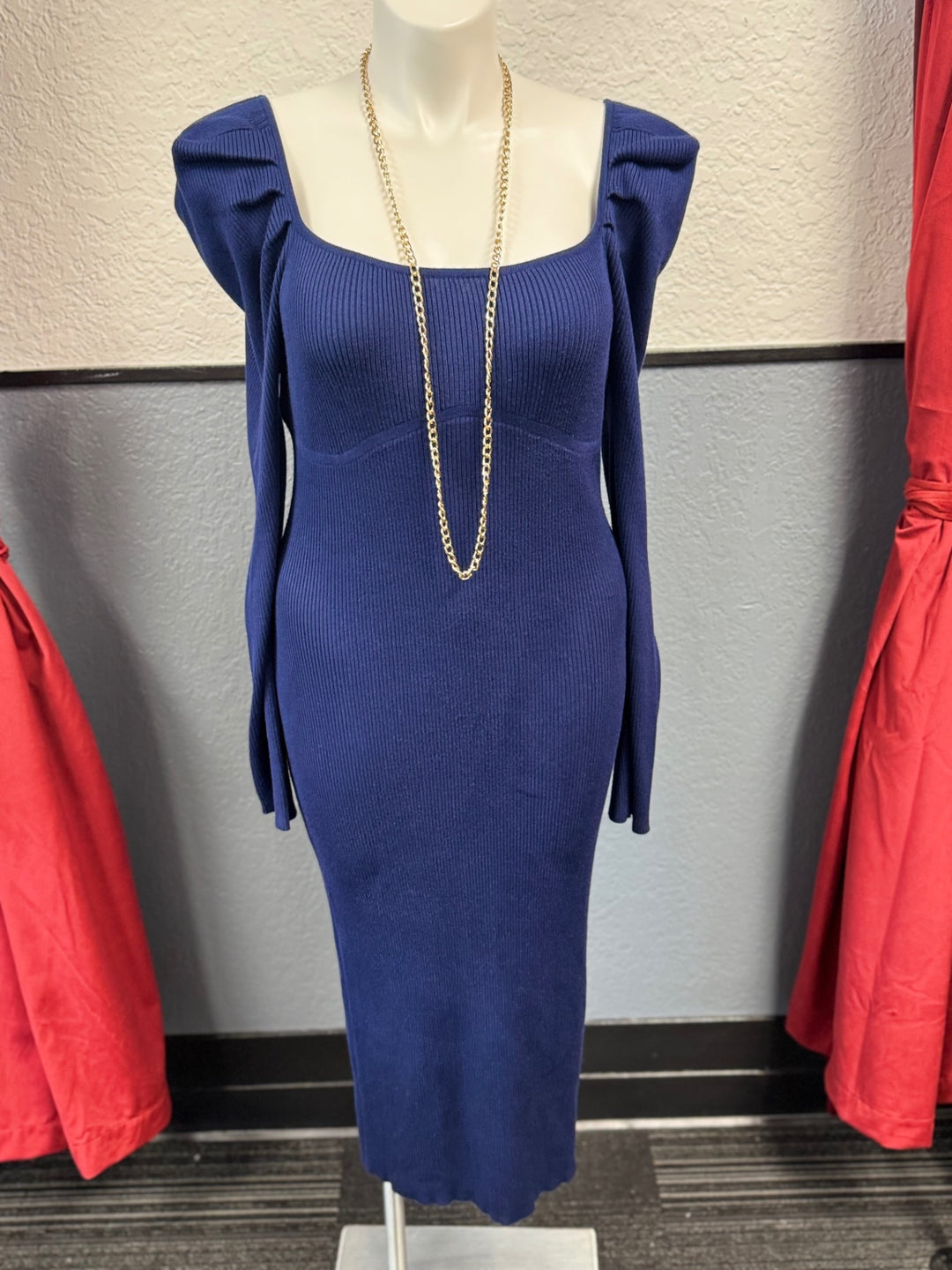 Fashion Nova Women's Dress 1X Blue