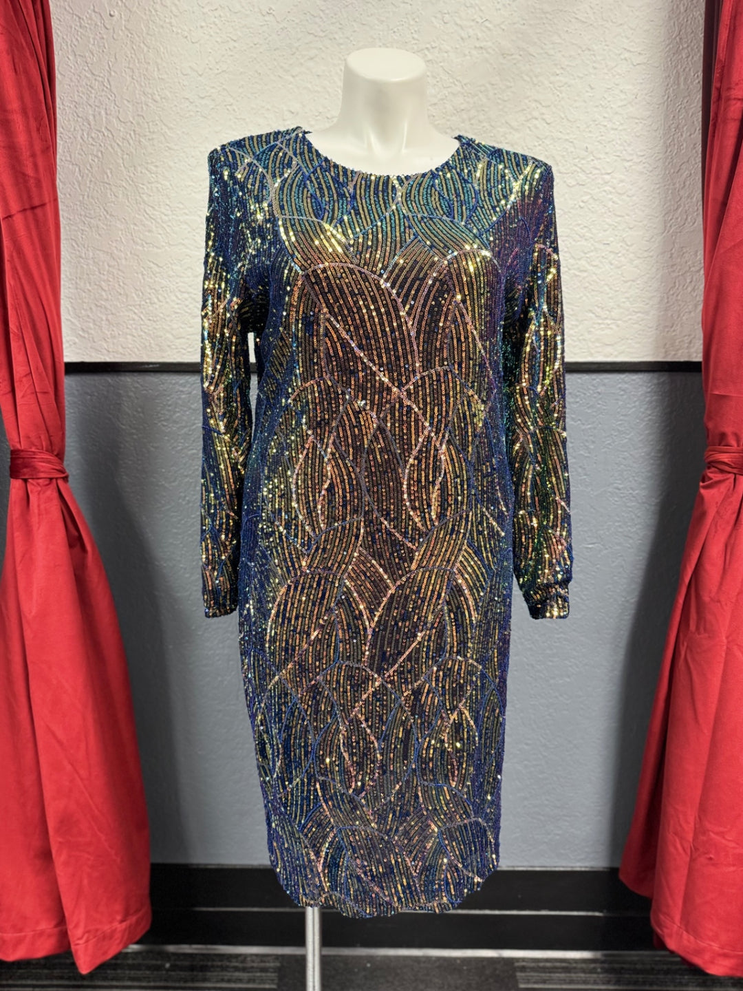Gumbo Luxury Couture Women's Dress 1X Multicolor