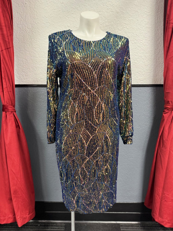 Gumbo Luxury Couture Women's Dress 1X Multicolor