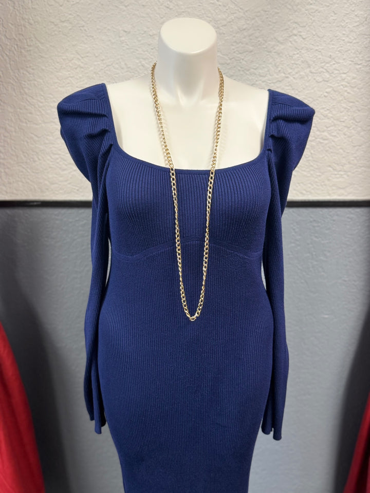 Fashion Nova Women's Dress 1X Blue