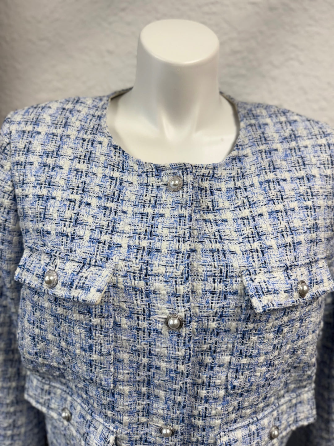 H&M Women's Suit XXL Blue and white