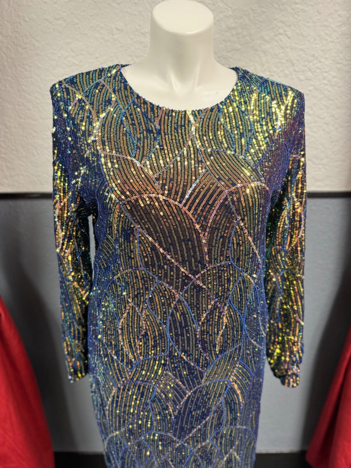 Gumbo Luxury Couture Women's Dress 1X Multicolor