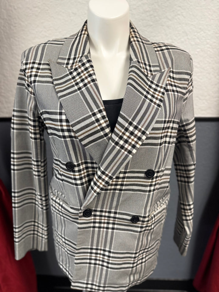Forever 21+ Women's Blazer 1X Black, White, Gray, Cream