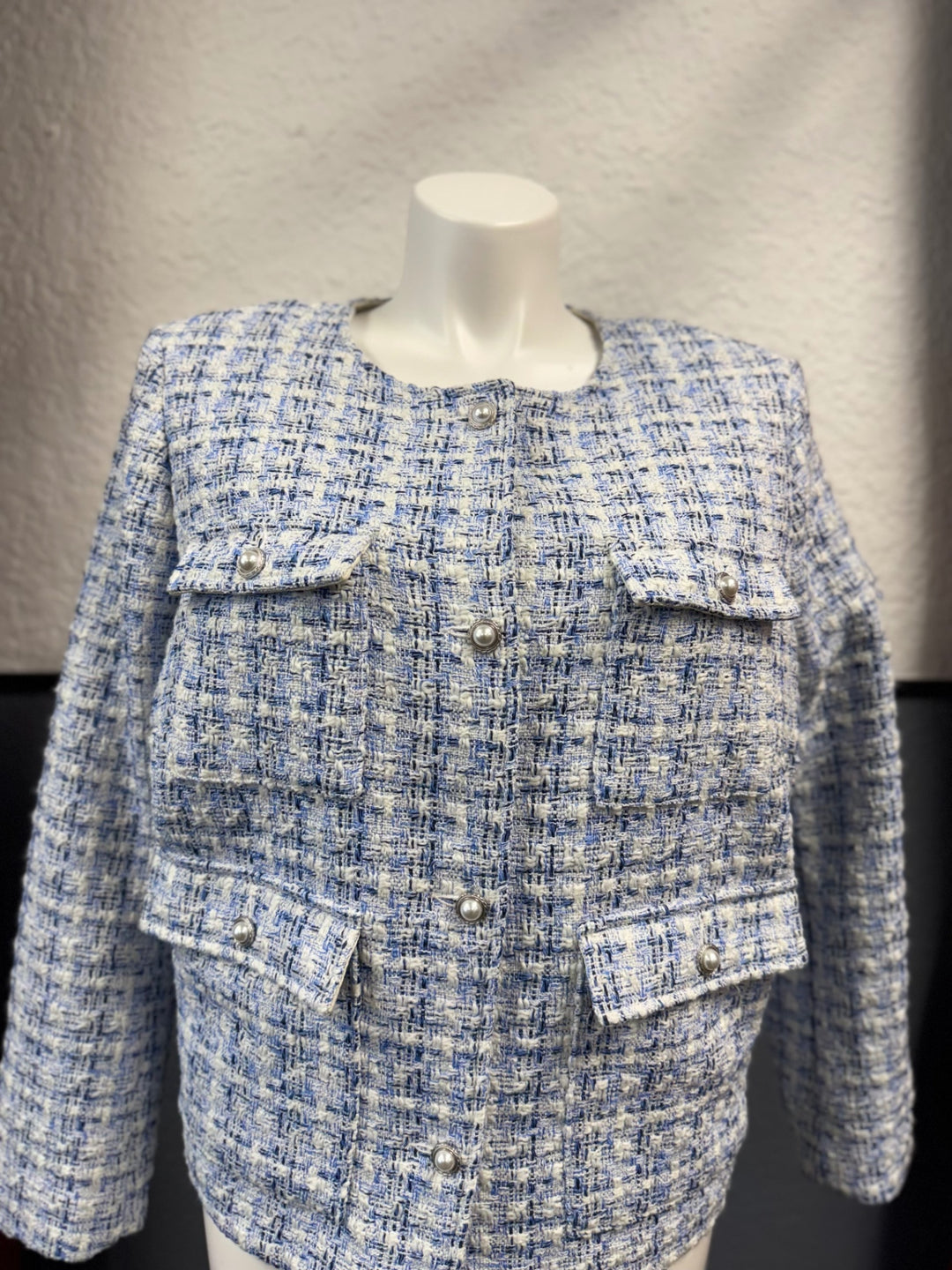 H&M Women's Suit XXL Blue and white