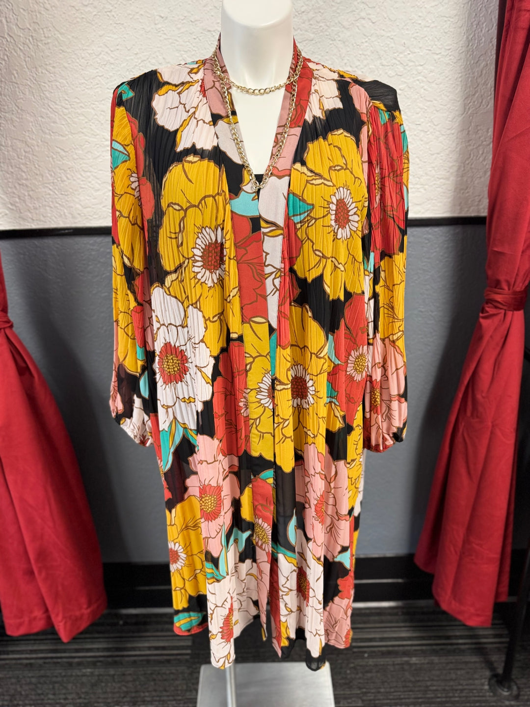 DR2 Women's Cardigan 3X Multicolor