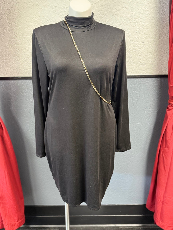Fashion Nova Women's Dress 2X Black
