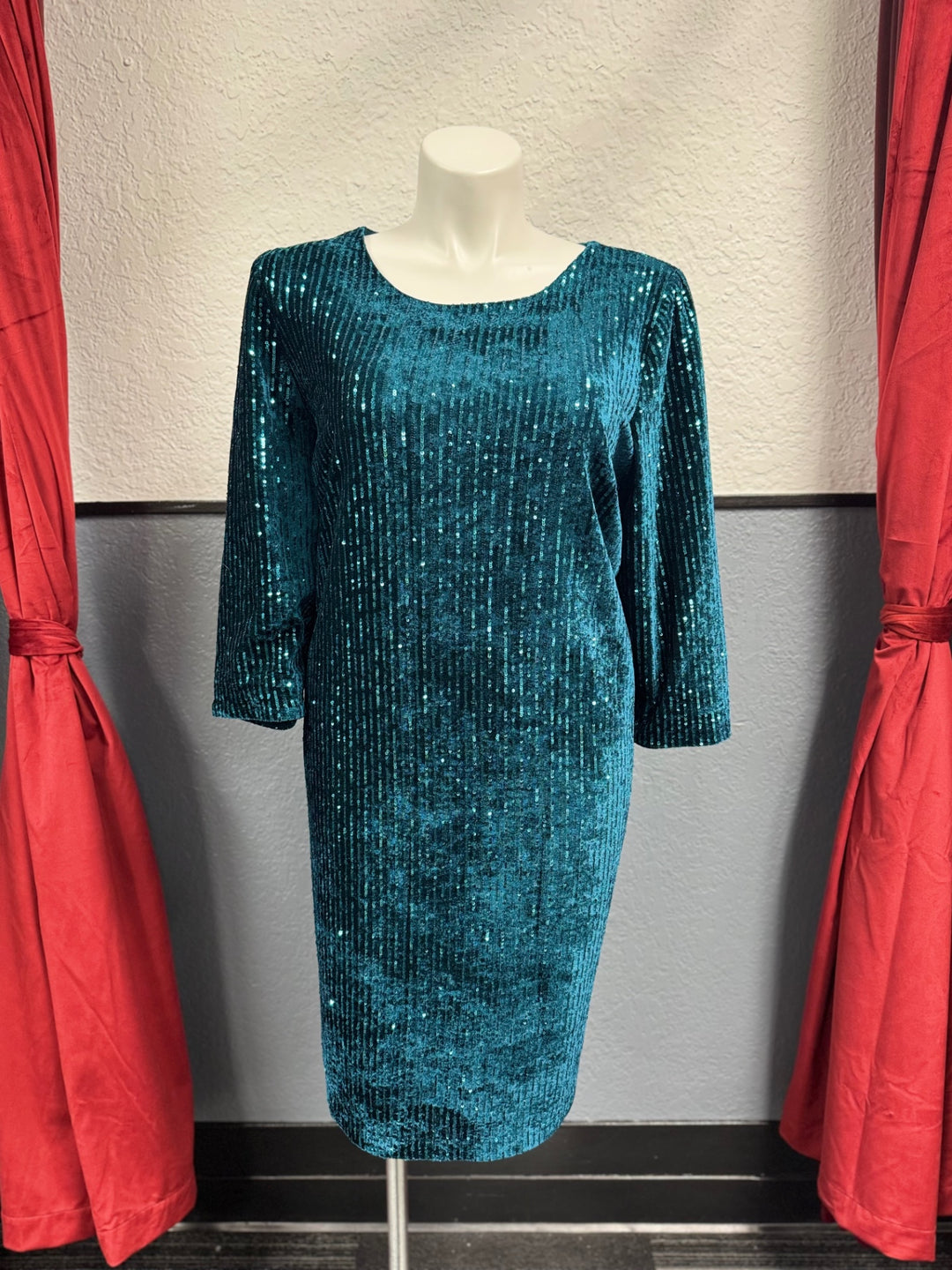 Lane Bryant Women's Dress 22 Teal