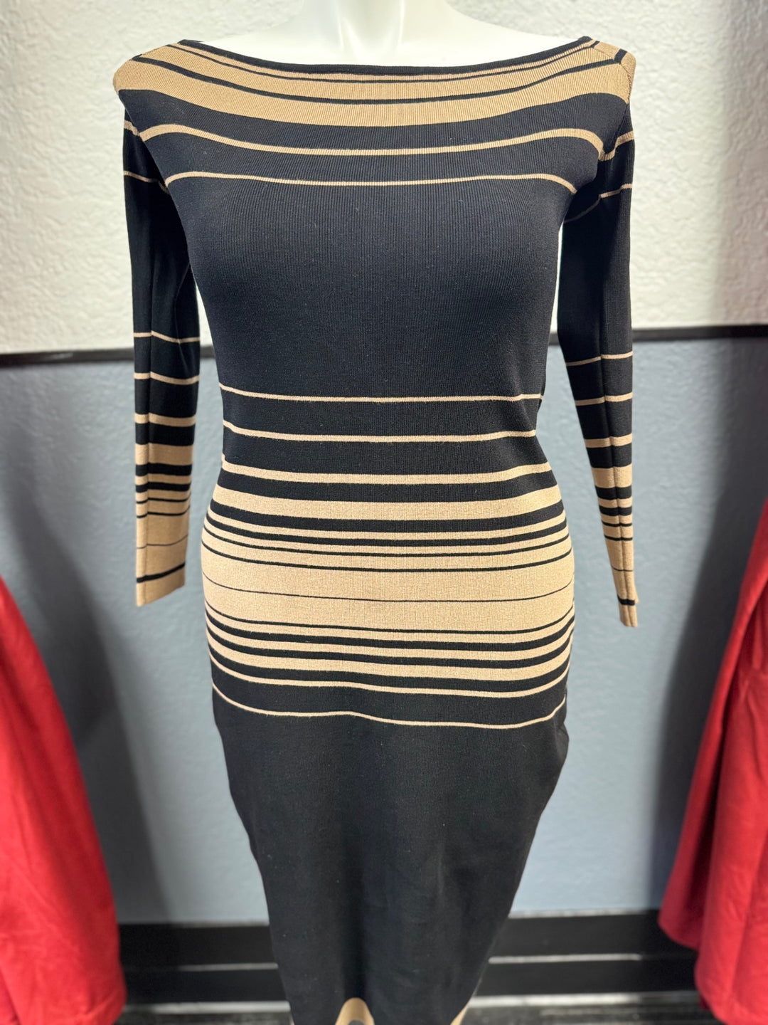 Fashion Nova Women's Top 3XL Black and beige