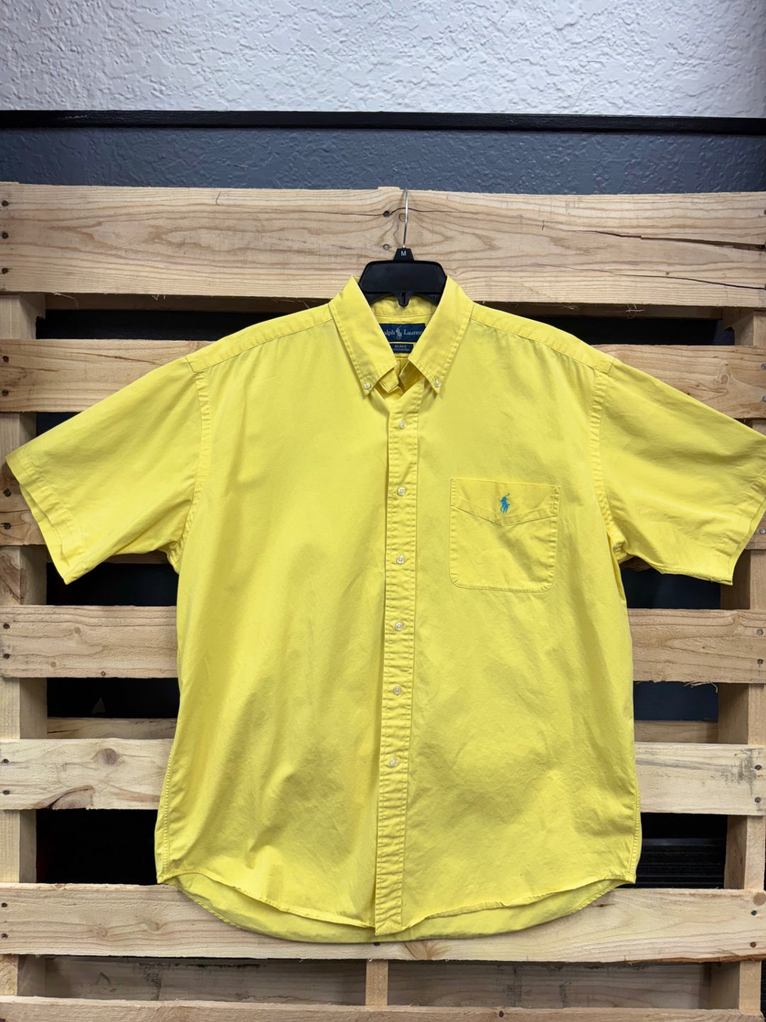 Ralph Lauren Men's Shirt LG (Yellow)