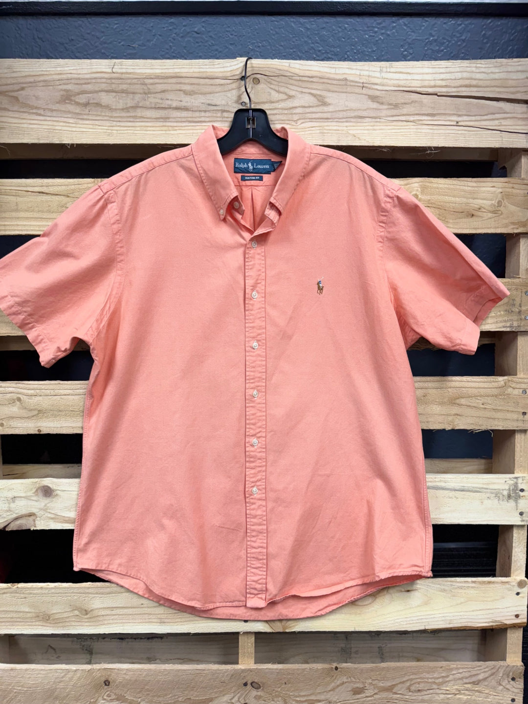 Ralph Lauren Men's Shirt XL (Peach)