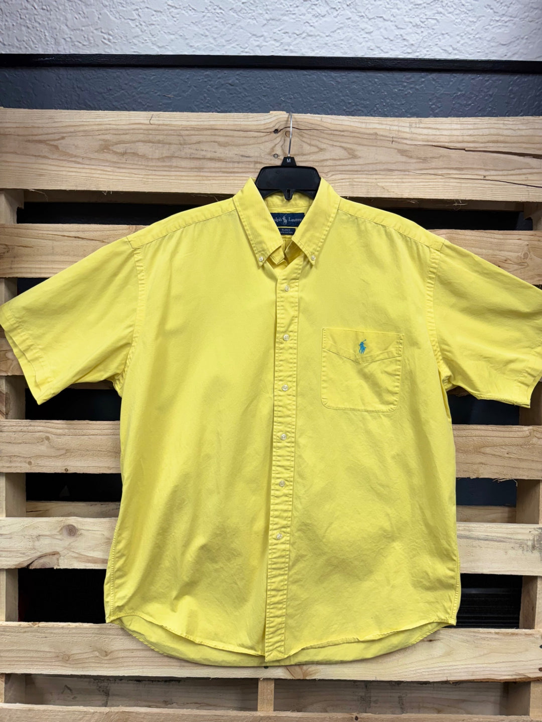Ralph Lauren Men's Shirt LG (Yellow)