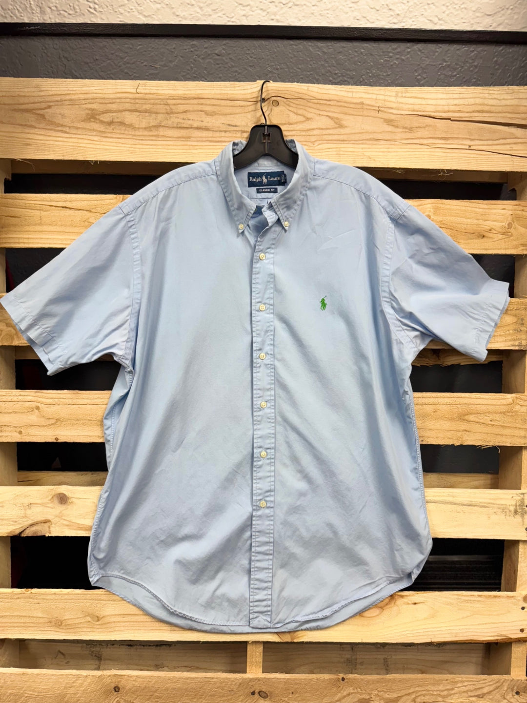 Ralph Lauren Men's Shirt LG (Light Blue)
