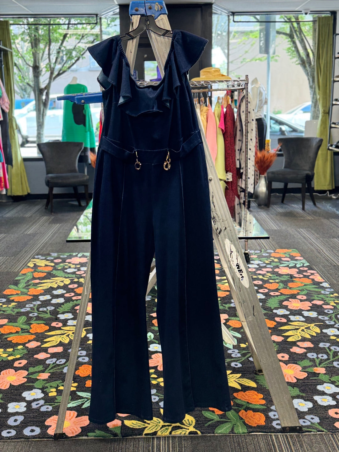 Fashion Nova Women's Jumpsuit 3X Dark Blue