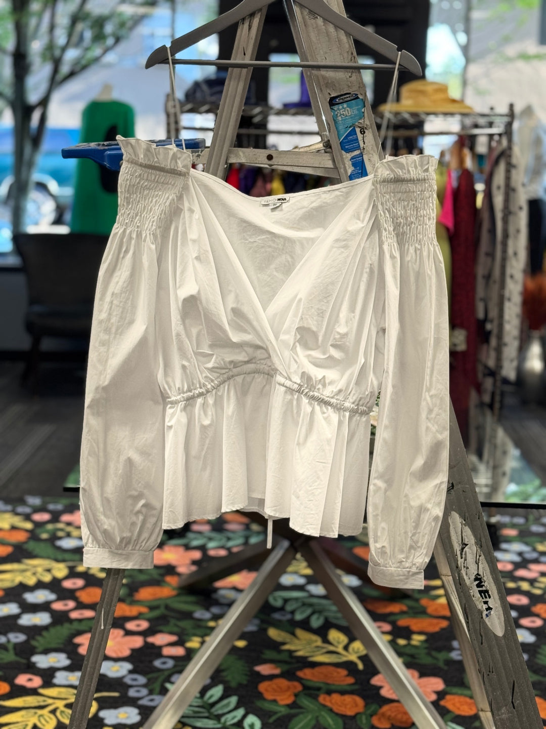 Fashion Nova Women's Shirt 2X White
