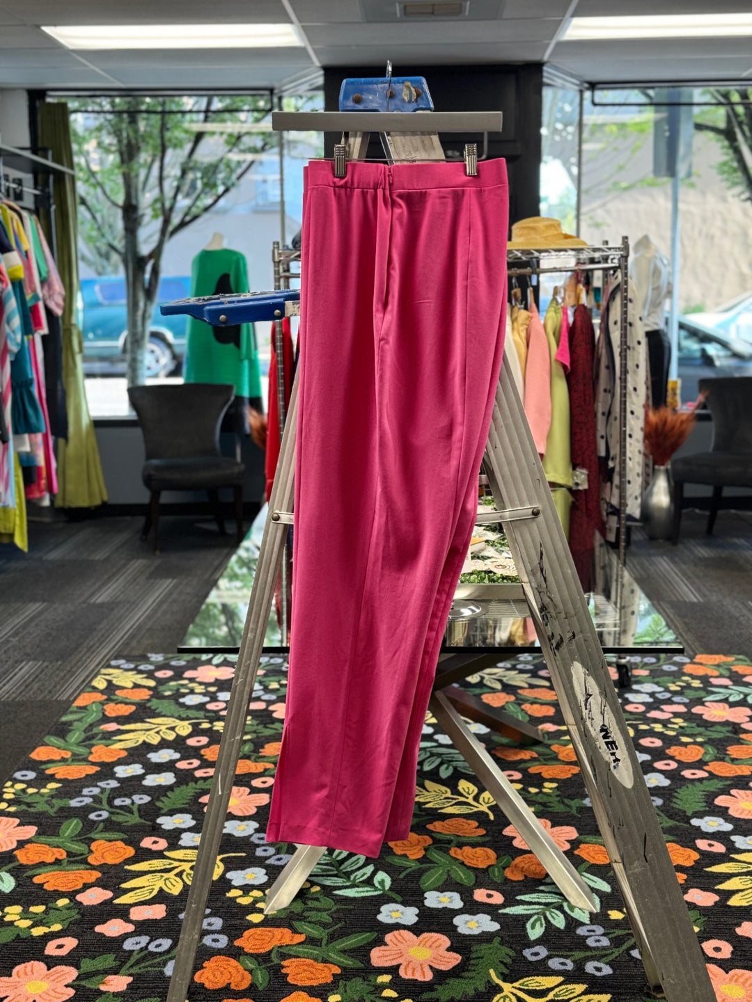 1 STATE Women's Pants 16W Pink