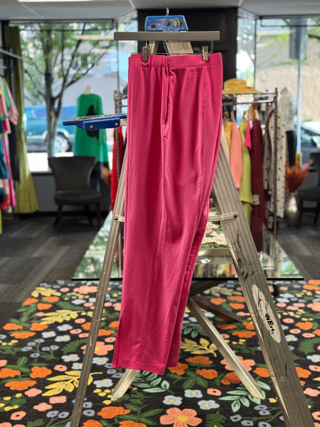 1 STATE Women's Pants 16W Pink