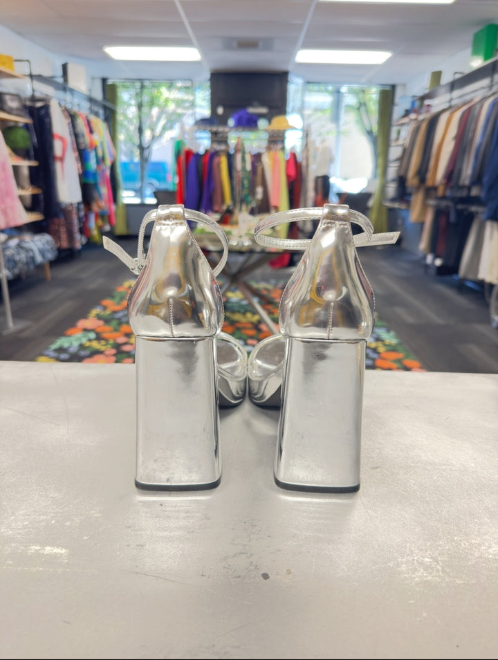 Steve Madden Women Shoes Silver