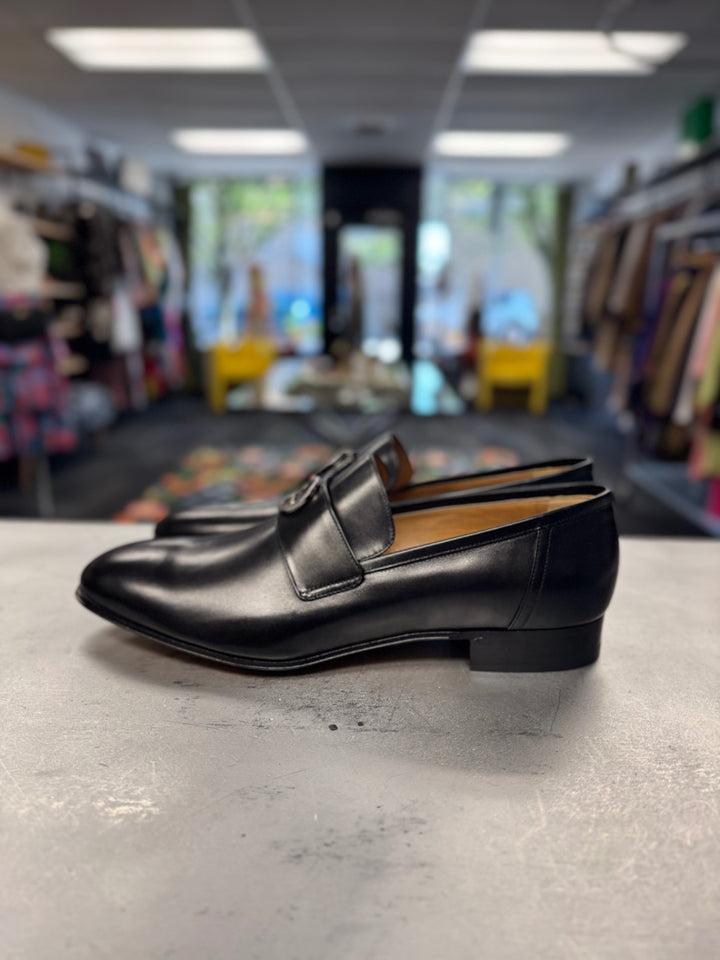 Gucci Men's Shoes 13 Black Leather