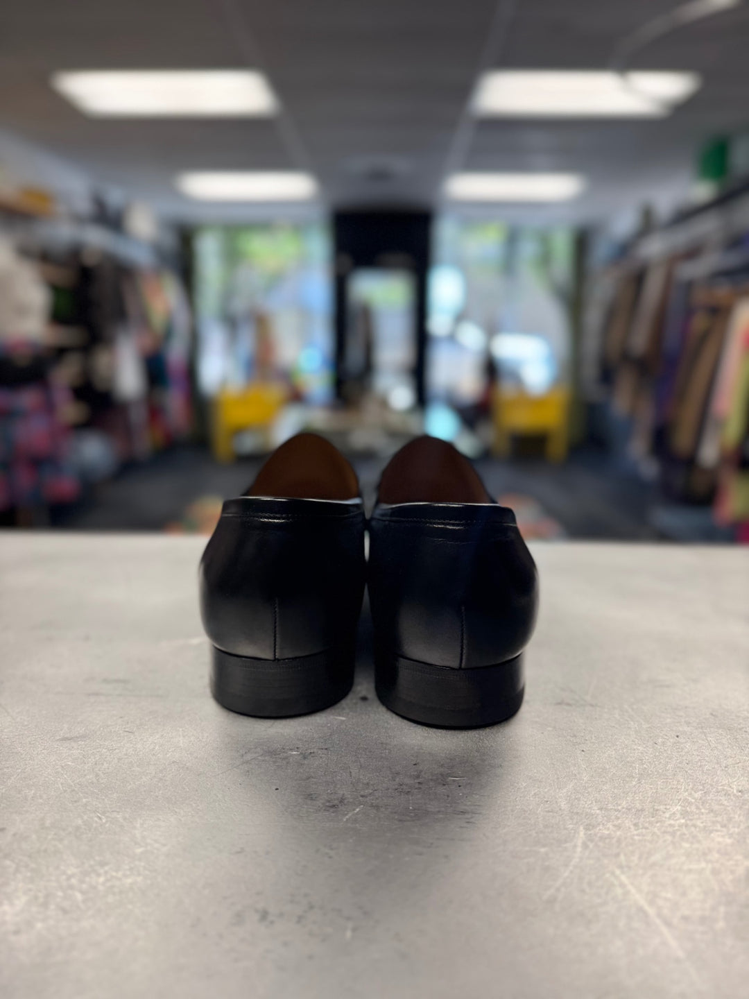 Gucci Men's Shoes 13 Black Leather