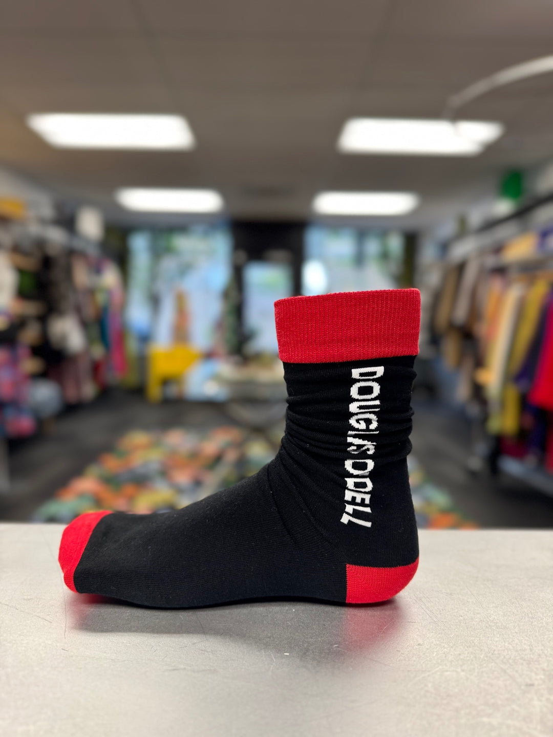 Douglas O'Dell Collection Socks Black & Red