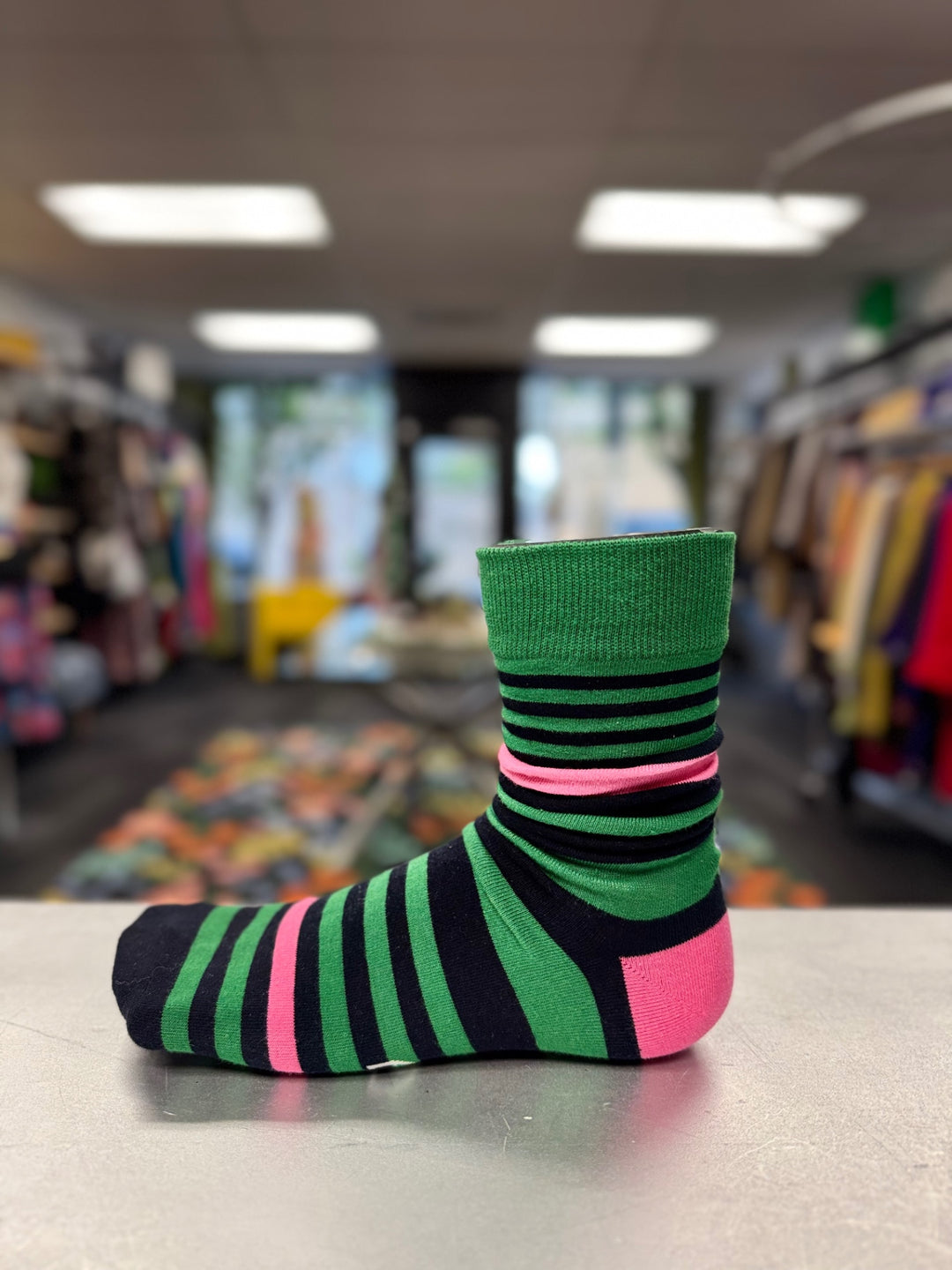 Douglas O'Dell Collection Socks Black & Pink