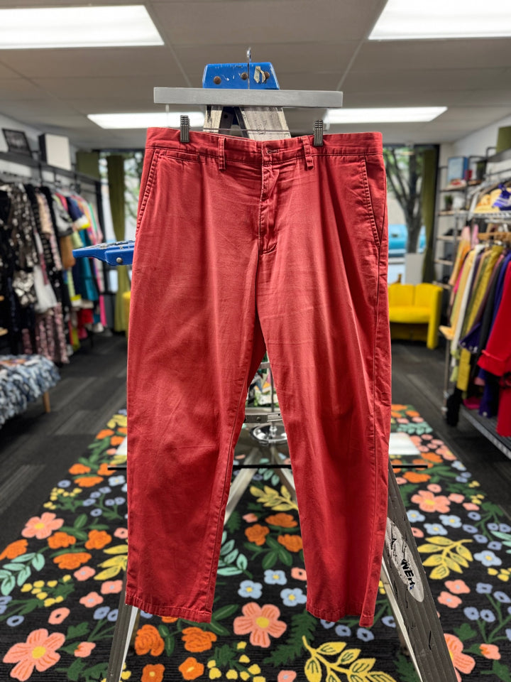 Club Room Men Pants Separates 34x30 Red