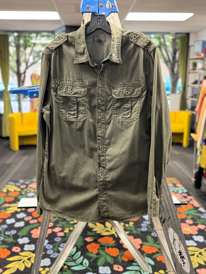 Converse Men’s Shirt MED Olive Green