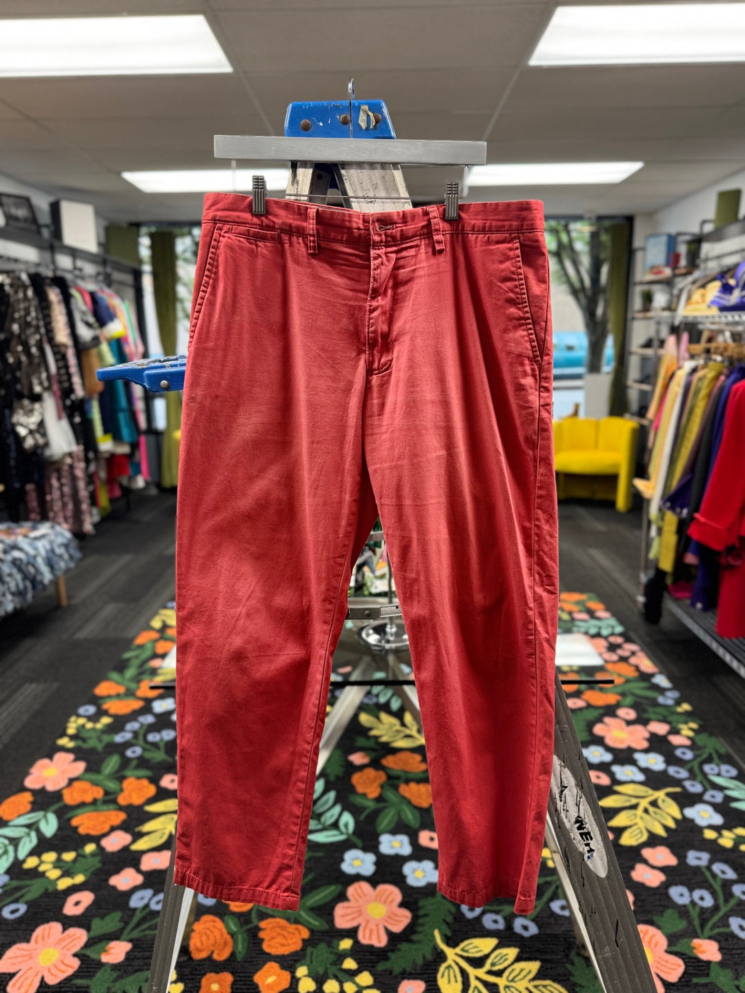 Club Room Men Pants Separates 34x30 Red