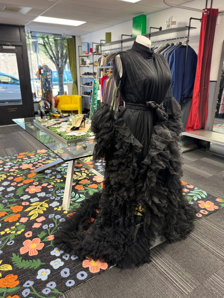 Gumbo Luxury Couture Women's Duster One Size Black