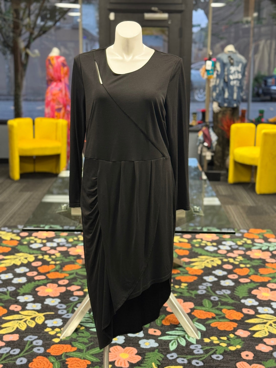 City Chic Women's Dress 20W Black