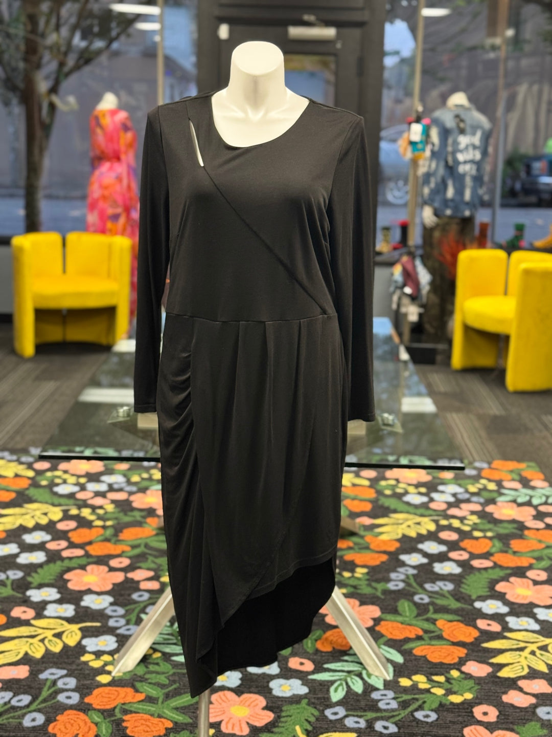 City Chic Women's Dress 20W Black