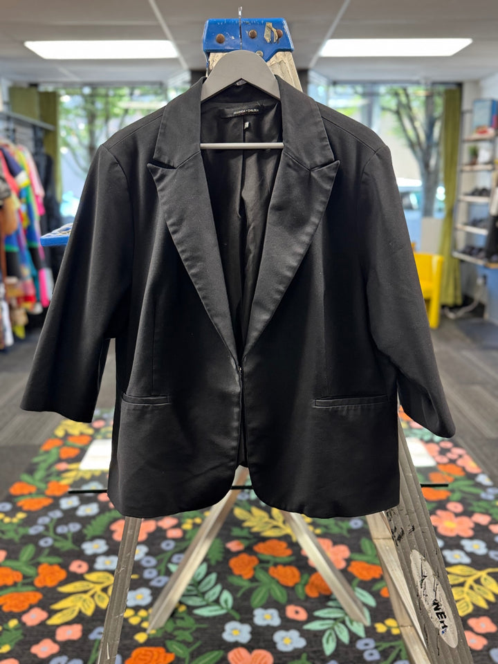 MANGO-OSLISA Men's Blazer Seperate 20W Black