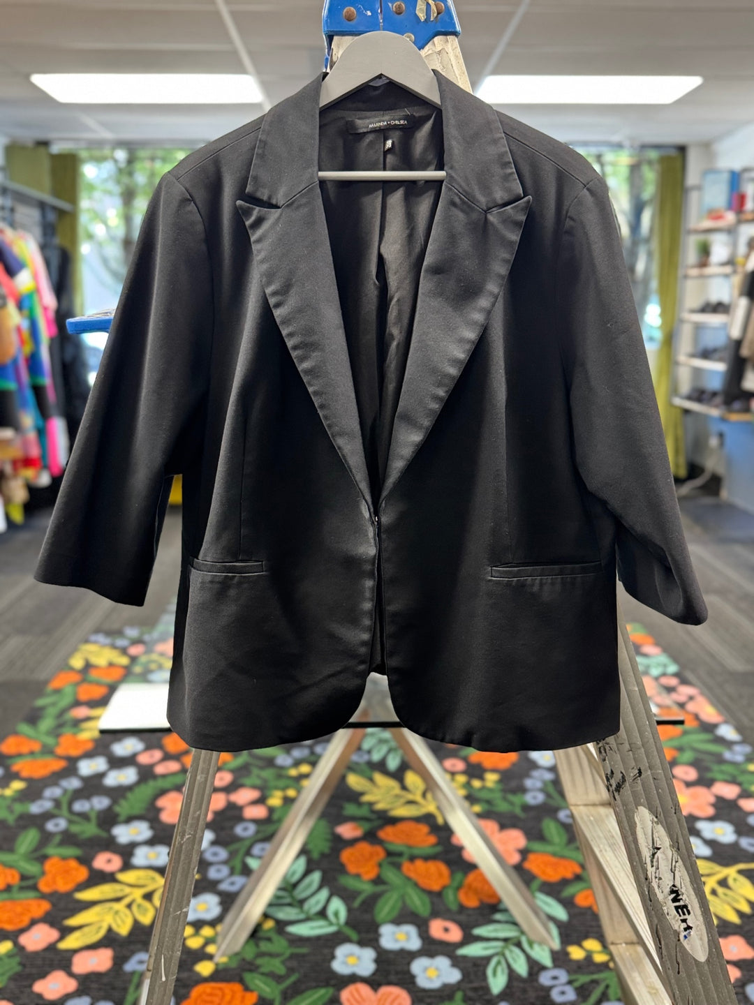 MANGO-OSLISA Men's Blazer Seperate 20W Black