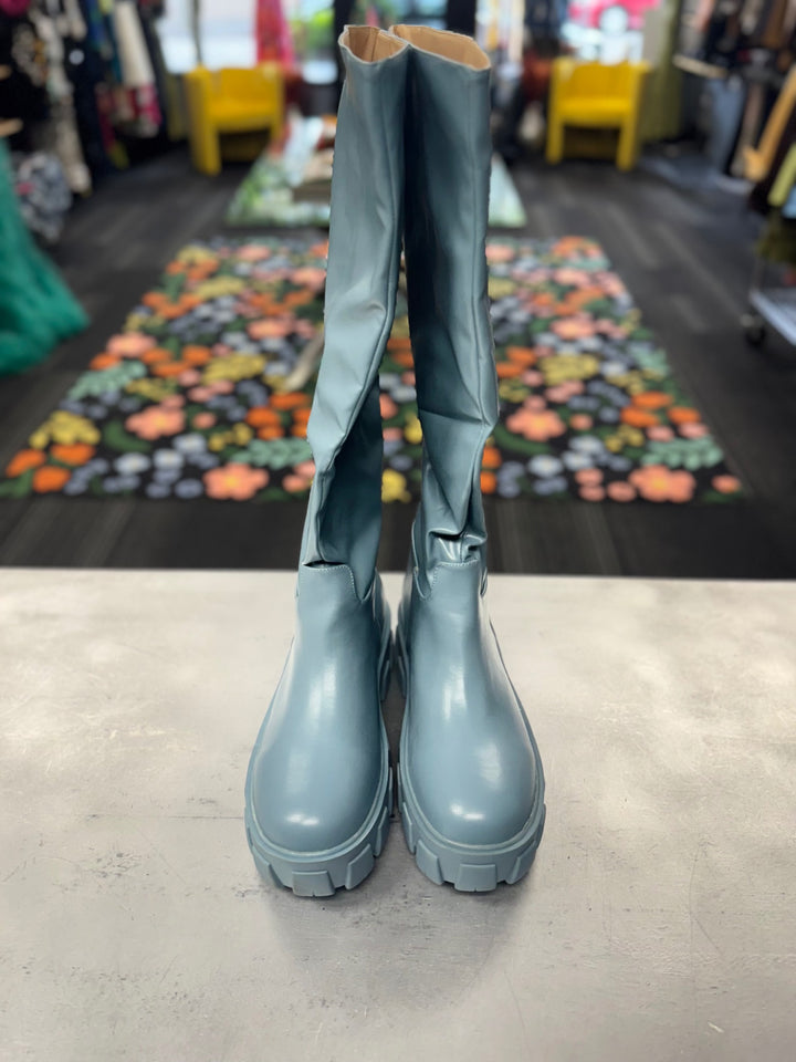 F.N. Women Boots ~ 10 Light Blue