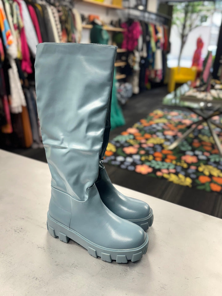 F.N. Women Boots ~ 10 Light Blue