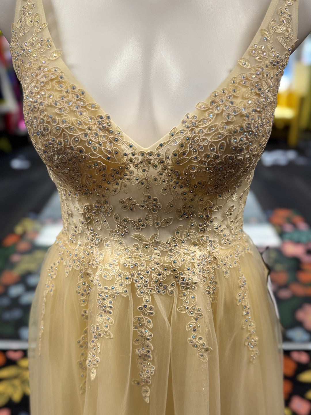 Blondie Nites Women's Dress 7P Yellow 