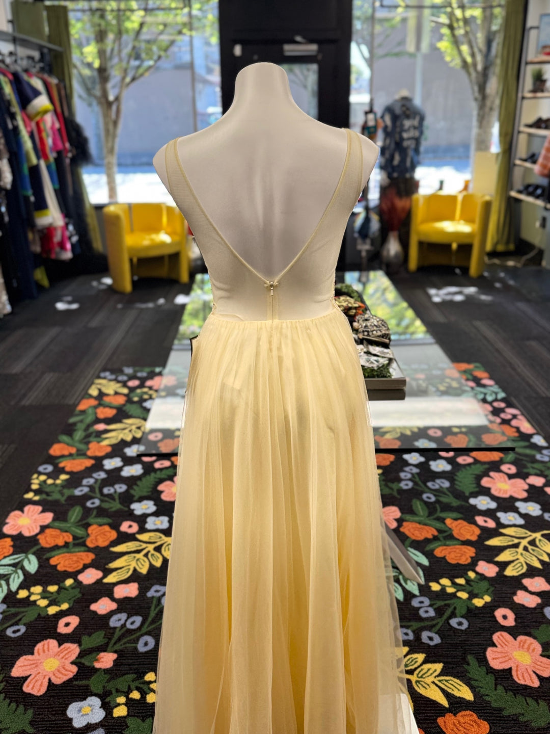 Blondie Nites Women's Dress 7P Yellow 