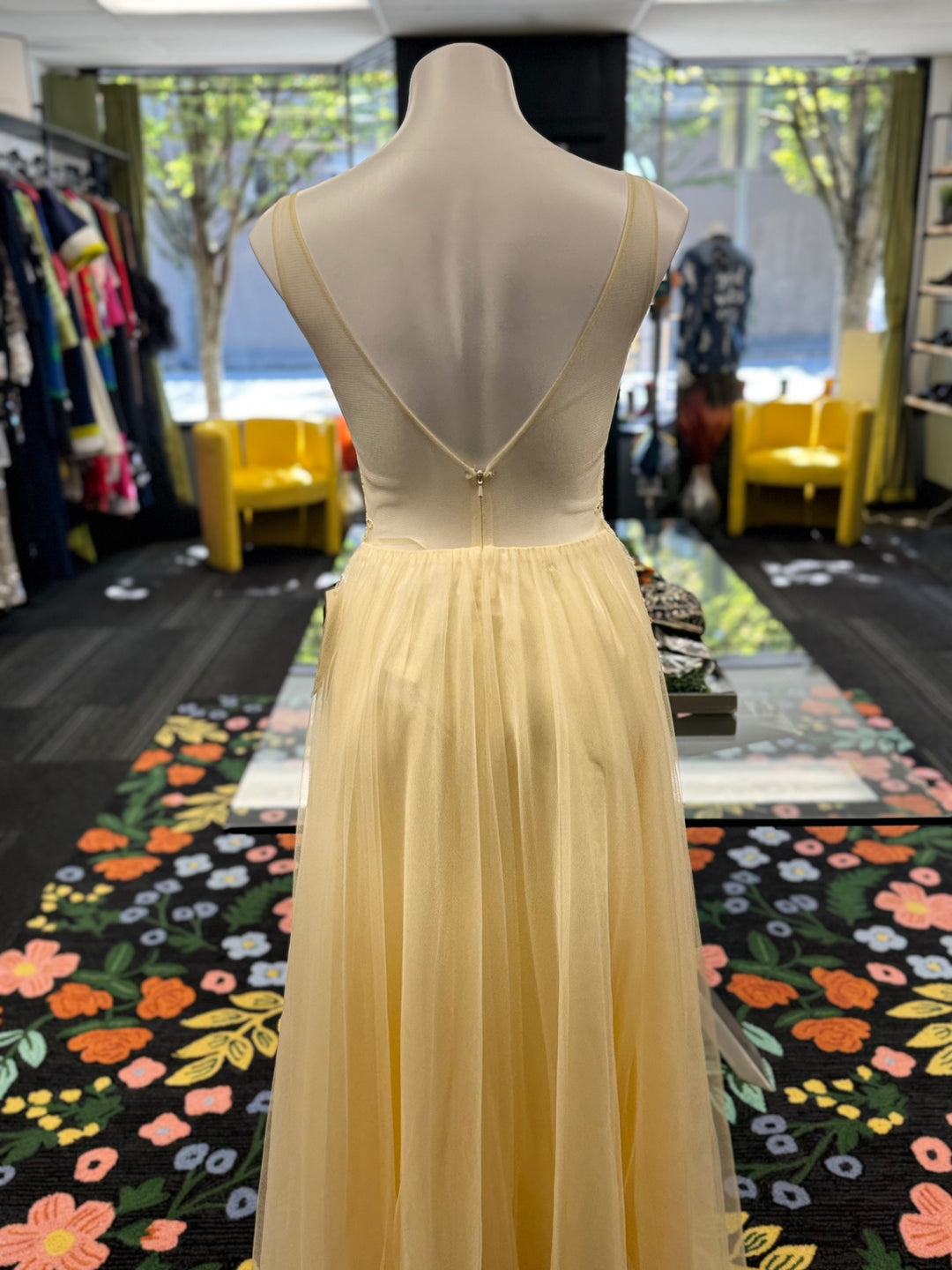 Blondie Nites Women's Dress 7P Yellow 