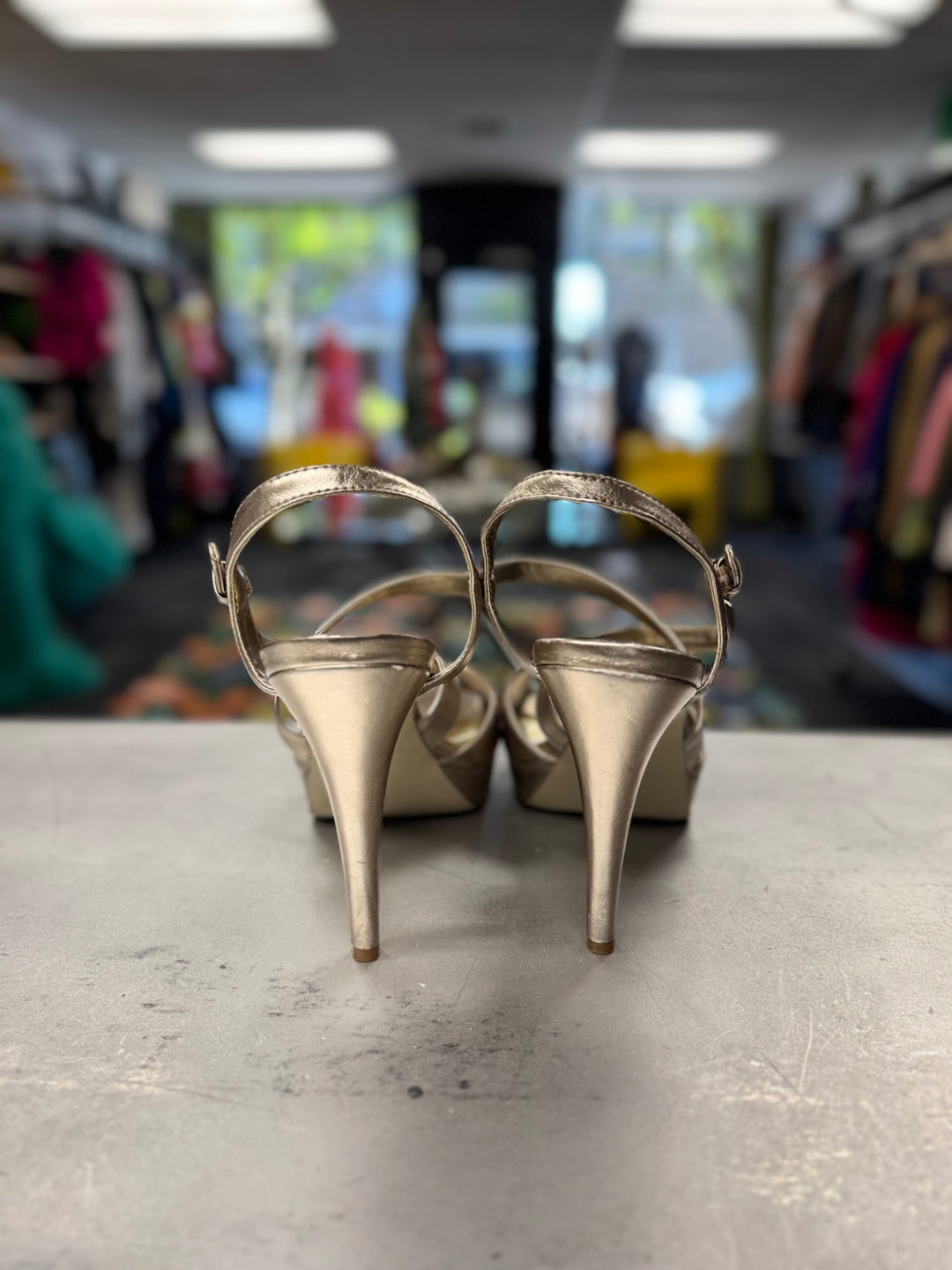 Style & Co. Women Shoes 9M Gold