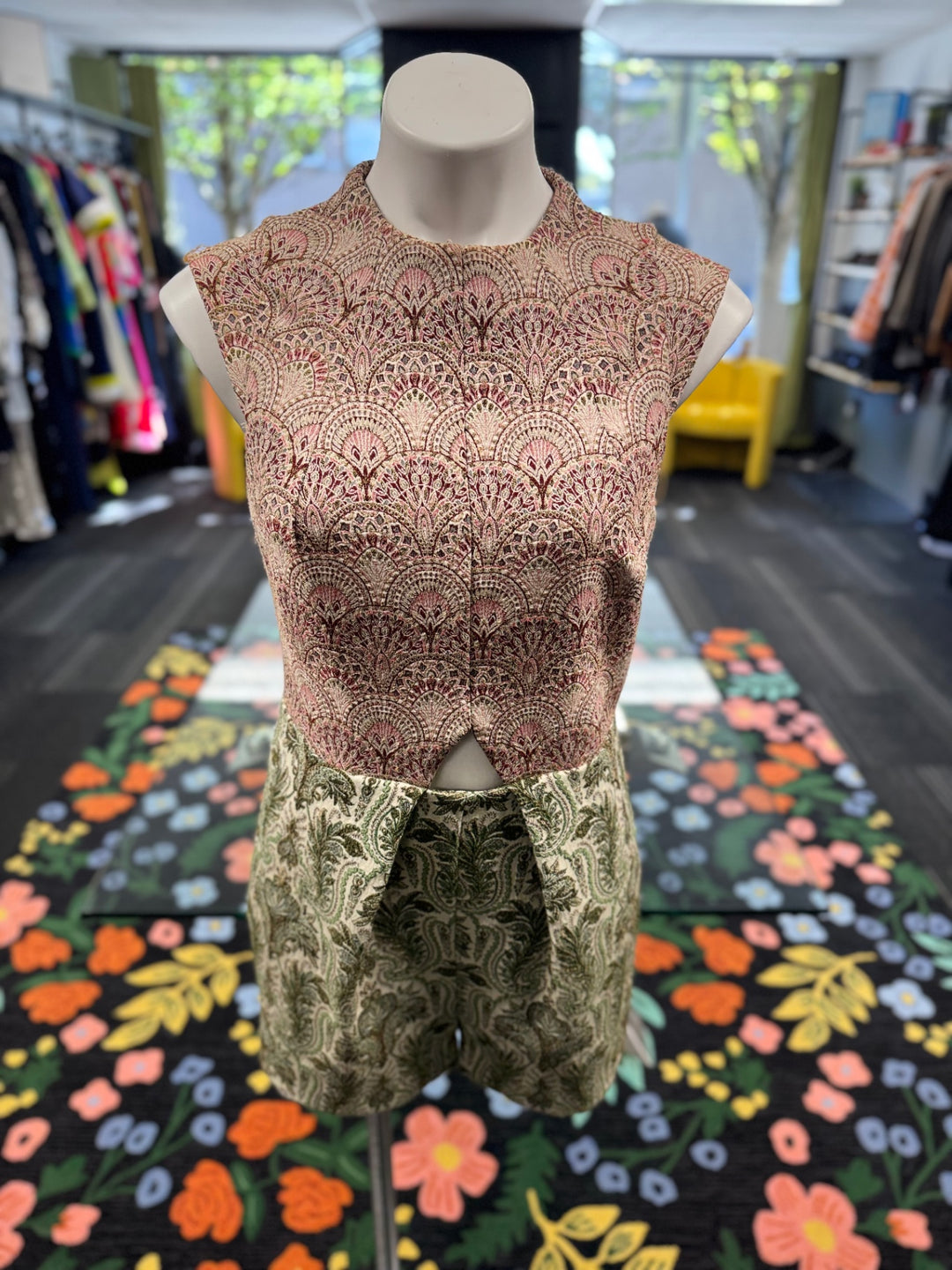 TopShop Women's Romper 8P Multicolor