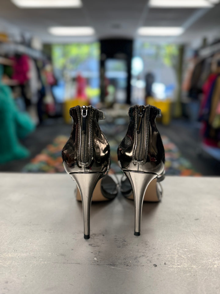 Steve Madden Women Heels 9M Silver