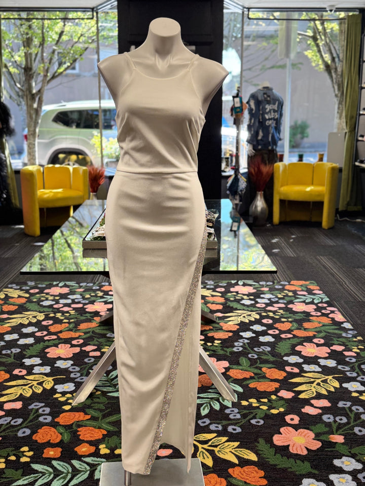 BCX Women's Dress SM Cream