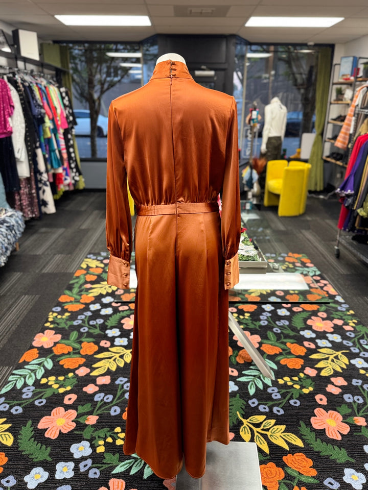 INA Women's Wide Leg Jumper LG Rust